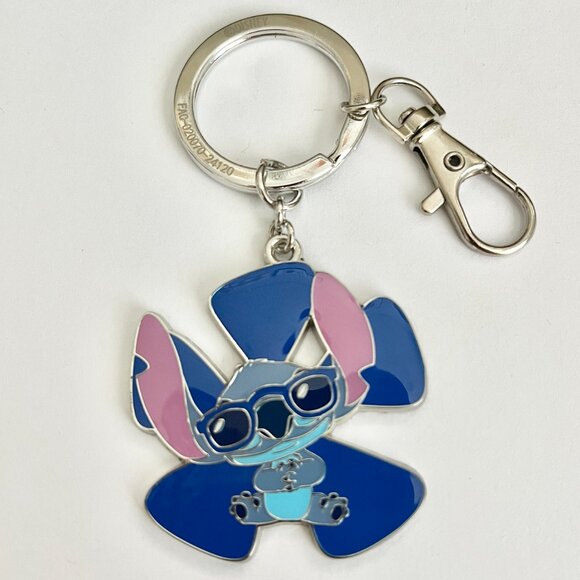Vintage Disney Stitch Keychain Zipper Pull Purse Bag Charm Aulani Disneyana - Picture 3 of 10